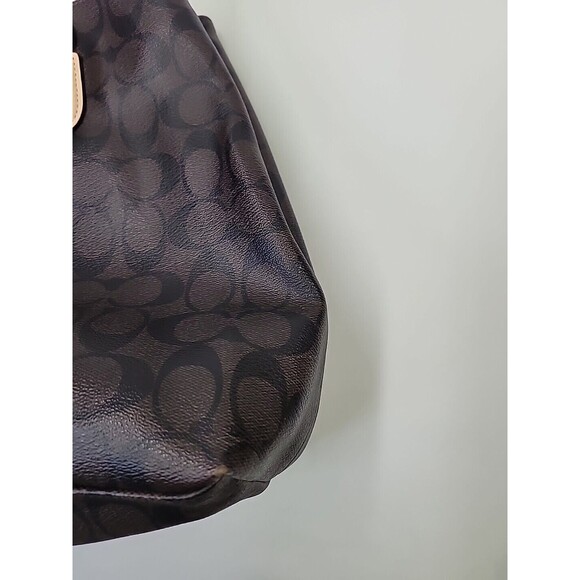 Coach Black and Tan Tote Bag - Picture 11 of 16